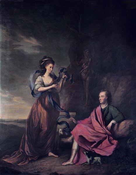 Thomas Hickey Arthur Wolfe, 1st Viscount Kilwarden and his wife Anne Spain oil painting art